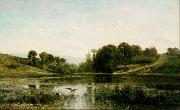 Charles-Francois Daubigny Landscape at Gylieu (mk09) china oil painting reproduction